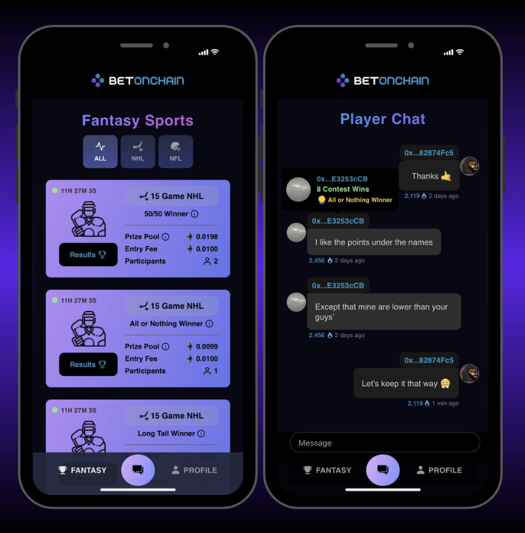 Betonchaingg's tweet photo. New upgrades, same excitement 🏆

Our mobile dapp just got even better with a fresh Global Chat, exciting contests, and a sleek UI/UX makeover 📲 https://t.co/2SKBbt9Enc https://t.co/w6cGbsSsWk