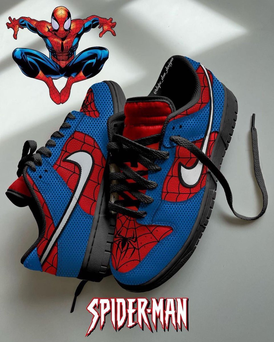 dunk low spiderman
