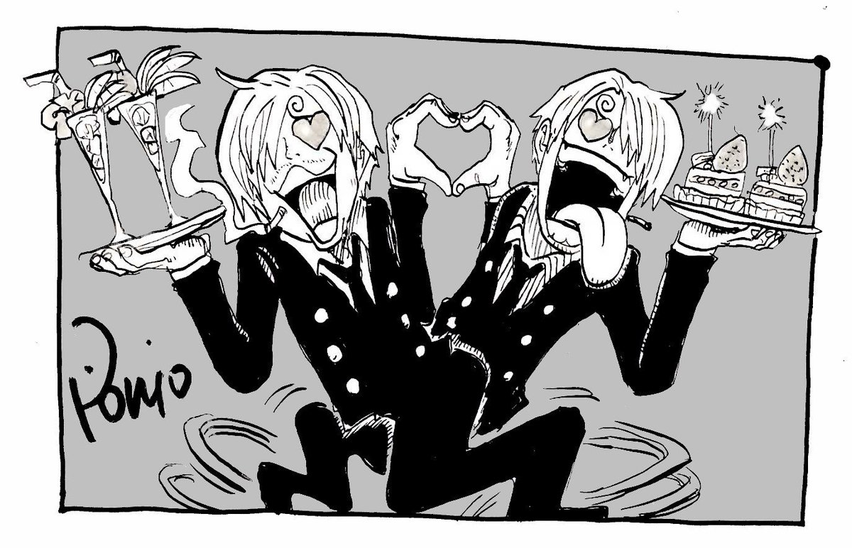今サンジと前サンジ #ワンピース #onepiece