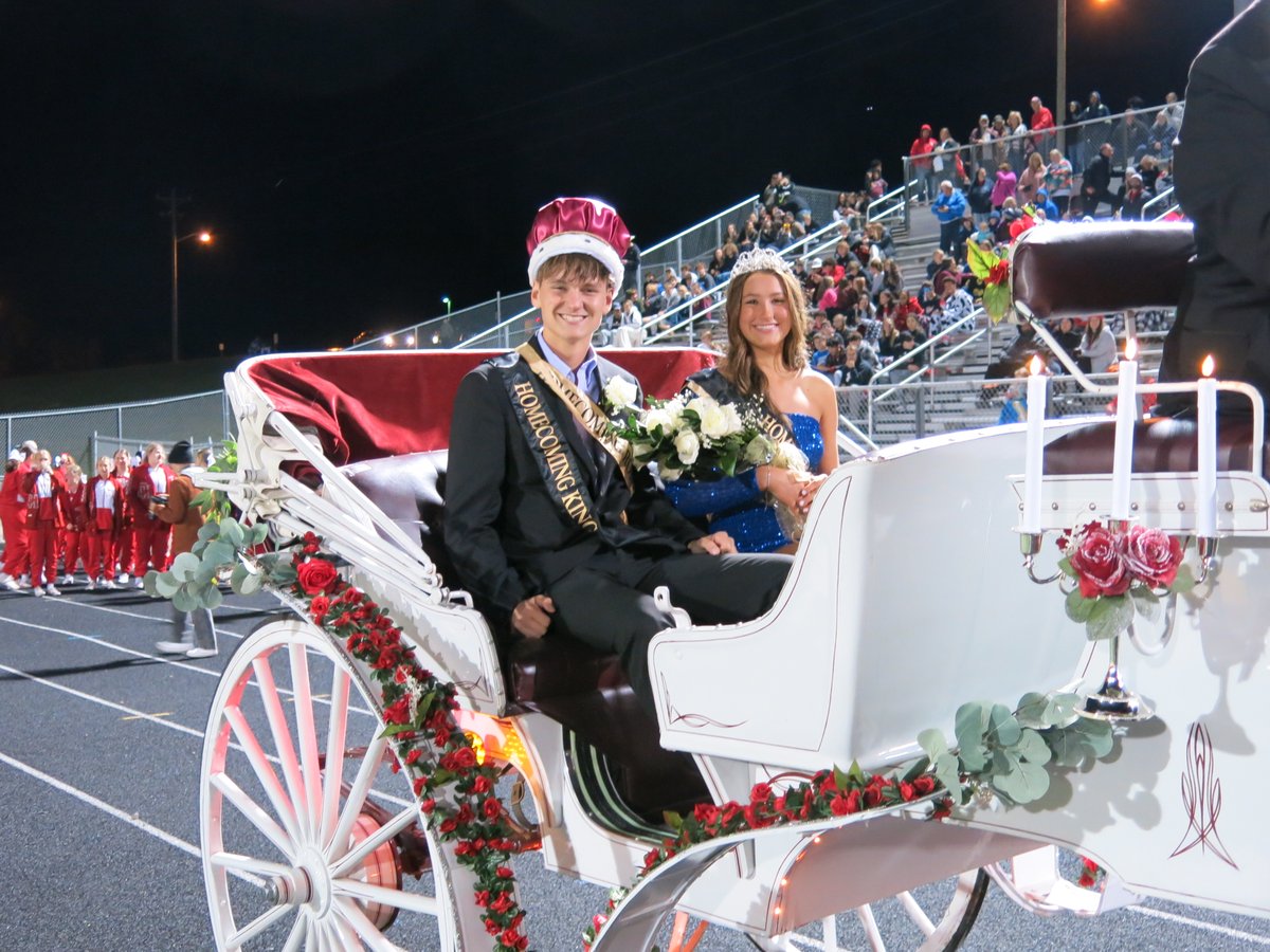 Congrats to our 2023 Homecoming King E. Kleier and Queen K. Brissey! <a href="/RCHScoopsquad/">Coop Squad</a> <a href="/Boone_County/">Boone County Schools</a>