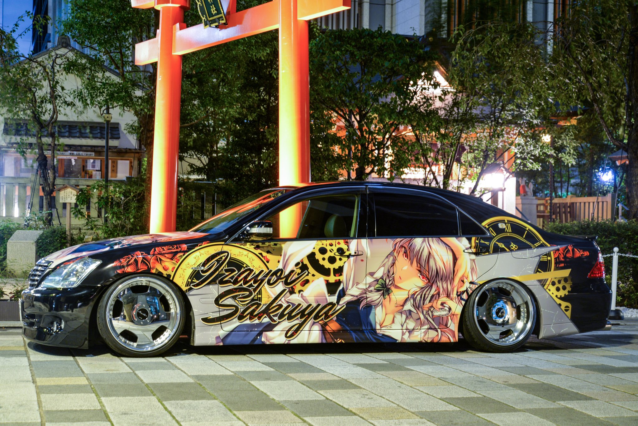 東方Project 十六夜咲夜 レミリア 紅魔館専用車 痛車ステッカー TOKI on X: 