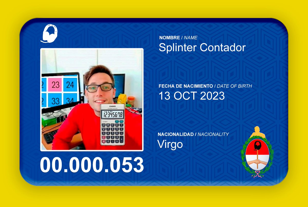 👤: Splinter Contador

@ : <a href="/OakyGoldSilver/">splinter contador</a> 

📷: <a href="/OakyGoldSilver/">splinter contador</a> 

📄: Este Splinter se dedica a contar, al contrario de lo que muchos pensarían su rol no se refiere al trabajo de contador sino a que se la pasa contando. Dicen que desde que nació esta contando en su habitación.