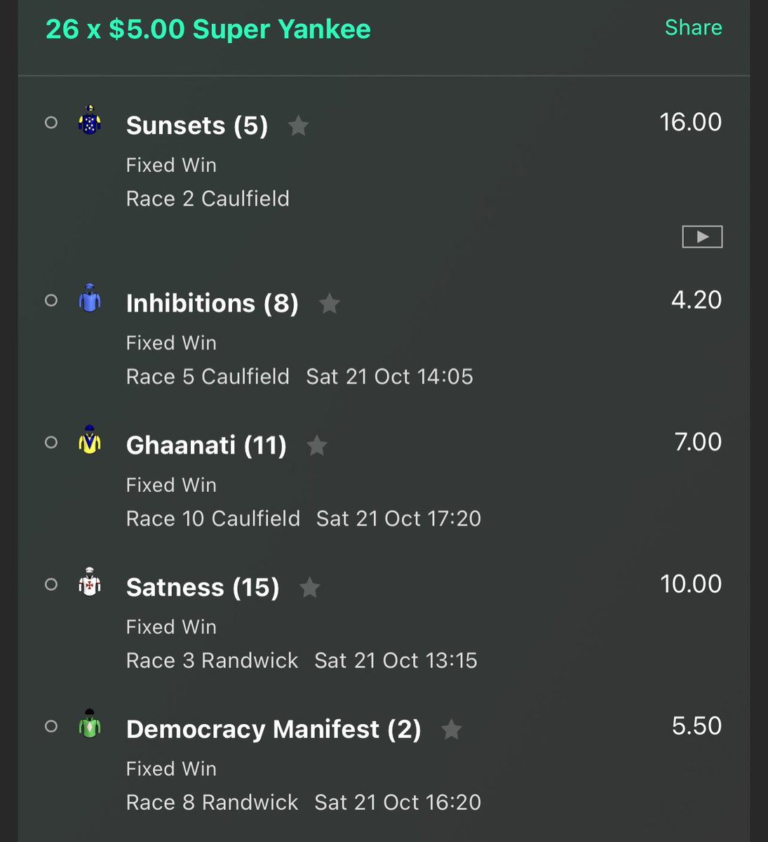 Super Yankee,

Riff rocket lay of the day