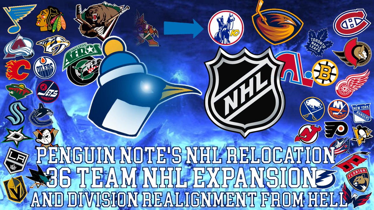 PenguinNote67's tweet photo. Check out my latest video on my NHL Relocation, 36 Team Expansion and Division Realignment
https://t.co/gNStnstJOE
#KCScouts
#bringbaKCtheScouts
#NHLtoKC
#HoustonAeros
#NHLtoHouston
#NHLtoSLC
#QuebecNordiques
#Nordiques
#BelieveInBlueland
#AtlantaThrashers
#NHL https://t.co/FkkpFMCPYb