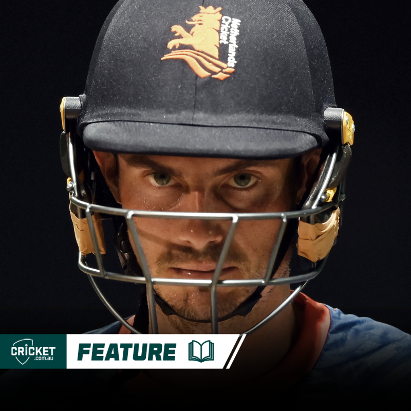 cricketcomau's tweet photo. MUST READ: The Aussie-raised Netherlands skipper Scott Edwards has helped instil a tough new mindset into the Dutch that has the World Cup on notice

@jackpayn | #CWC23 👇