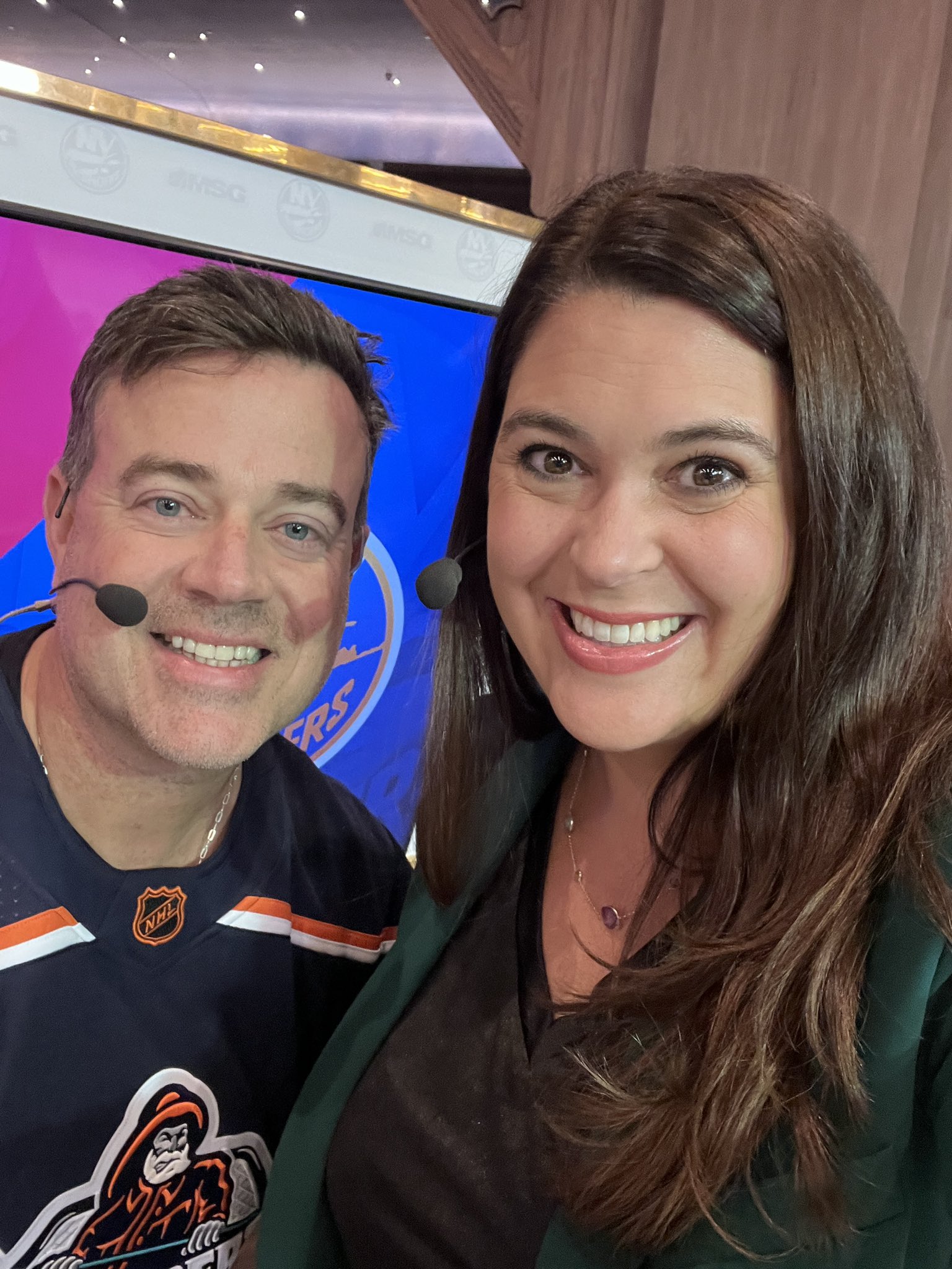 Who is Shannon Hogan? Meet the Islanders broadcaster who wore a Pen*s  necklace on live TV