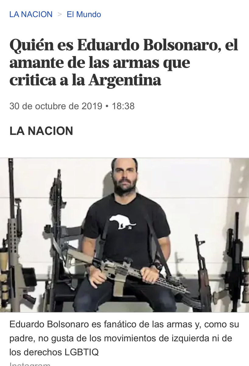 anaecorrea's tweet photo. “Pero no, seguro que Milei no libera el uso de armas”, dicen algunos para animarse a votarlo.

Dos días antes de la votación, miren a quién invita a su búnker de campaña. https://t.co/5Mkj7ZvSp0