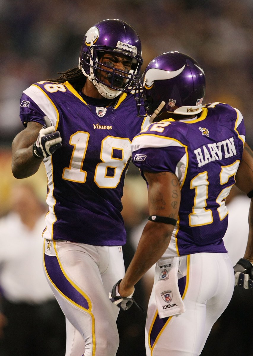 LGlodek's tweet image. Have the Minnesota Vikings had the best WR’s of any NFL franchise? #skol 

*Yes, I know I’m missing some*