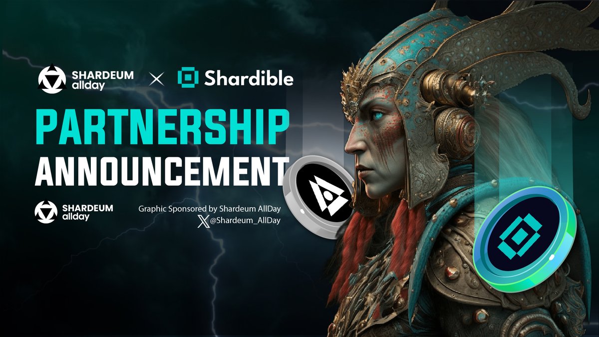 PARTNERSHIP ANNOUNCEMENT

<a href="/shardible/">Shardible (building on Shardeum)</a> x <a href="/Shardeum_AllDay/">Shardeum AllDay</a>

#Shardible - Ultimate Low-Code NFT #Marketplace on <a href="/shardeum/">Shardeum</a>, catering to all your NFT desires

Prepare to unleash endless #NFT possibilities &amp; embark on an extraordinary adventure with us

#Shardeum #Shardeum_AllDay