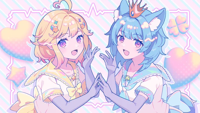 動画内イラストを担当しました! ぜひ聴いてください いろんな所がふわふわ動いてて感激...