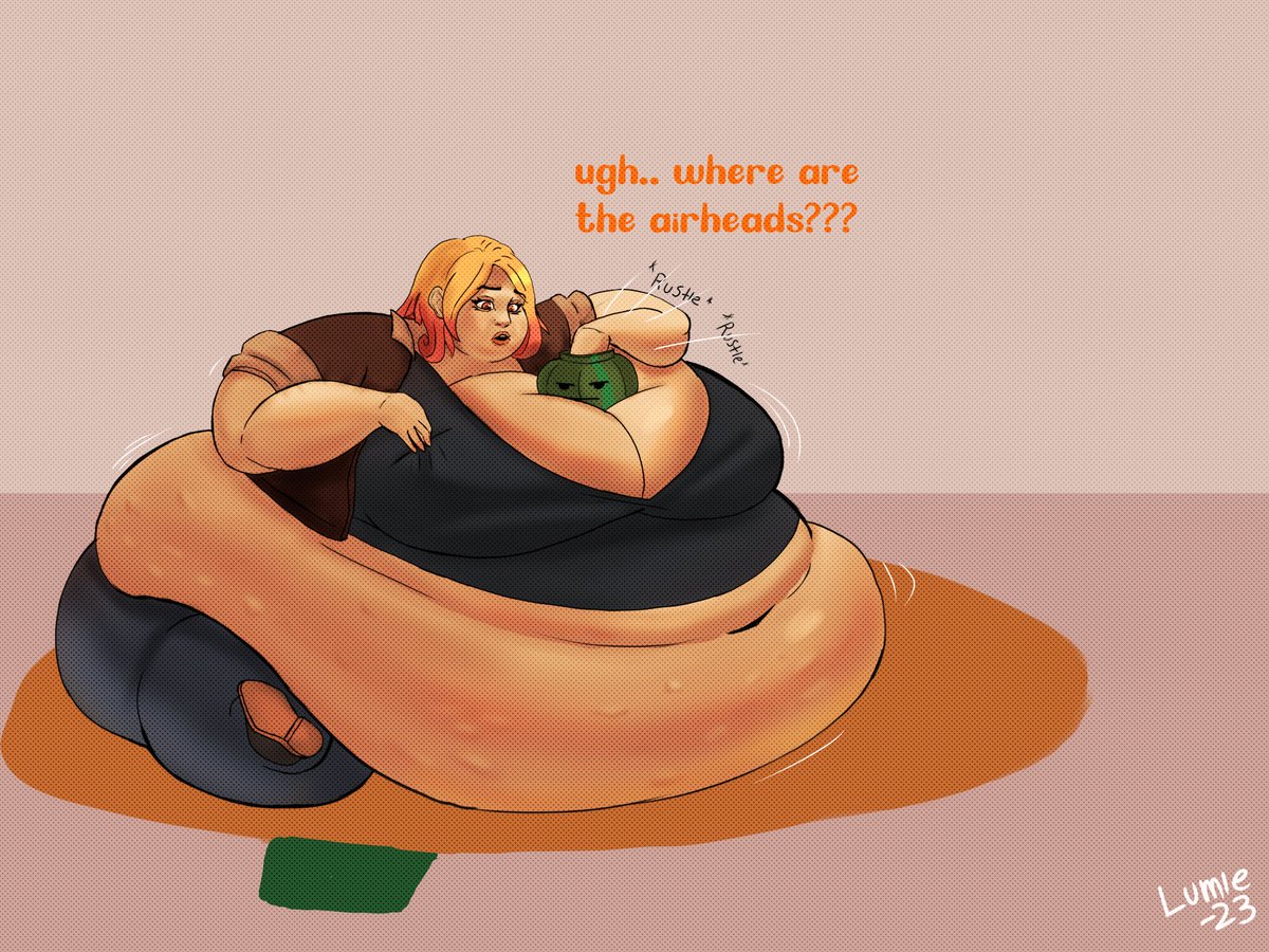lumieart's tweet image. penny lookin like a pumpkin ngl 😳
look if i had unlimited airheads i'd be just like her too

for @Fatty_Files