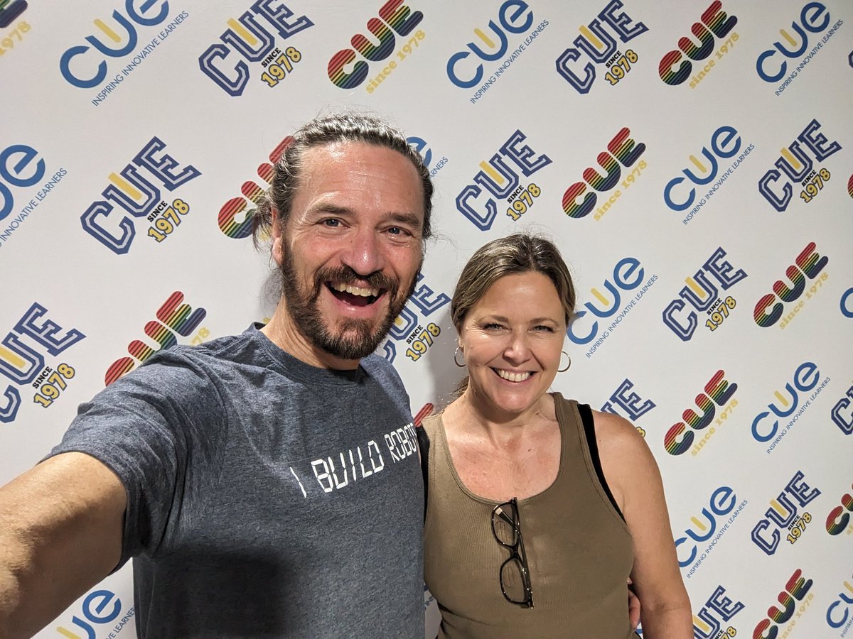 FiriaLabs's tweet photo. We are set up and ALMOST ready for you at #FallCUE! Looking forward to meeting you and sharing our #Python learning pathway in our interactive platform called #CodeSpace. You must meet #CodeX #CodeBot and #CodeSIM too. 4-12 grades, visit us at #WeAreCue. https://t.co/MVtn2Odhvw