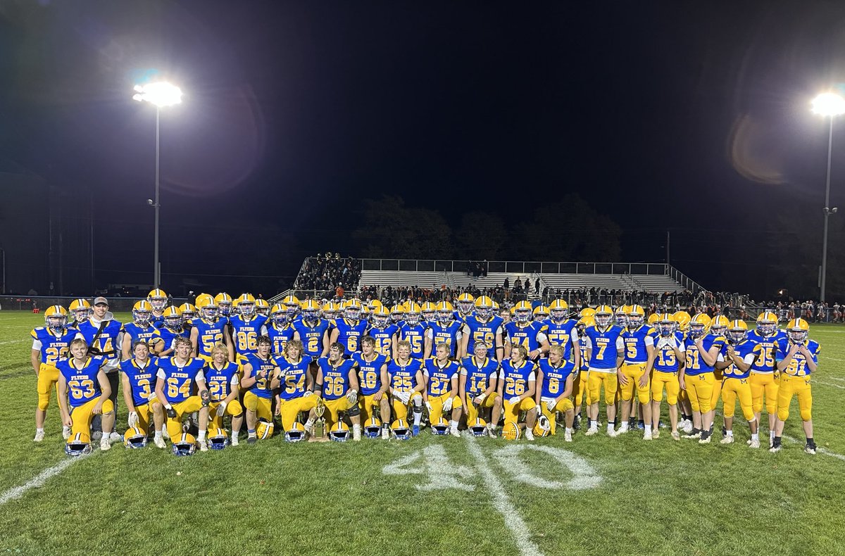 midwestathletic's tweet photo. Congratulations to the Marion Local Flyers football team on their 2023 Midwest Athletic Conference football team championship. #17 for the football program, 10th outright. #MAC https://t.co/BsPQ2rqK3B