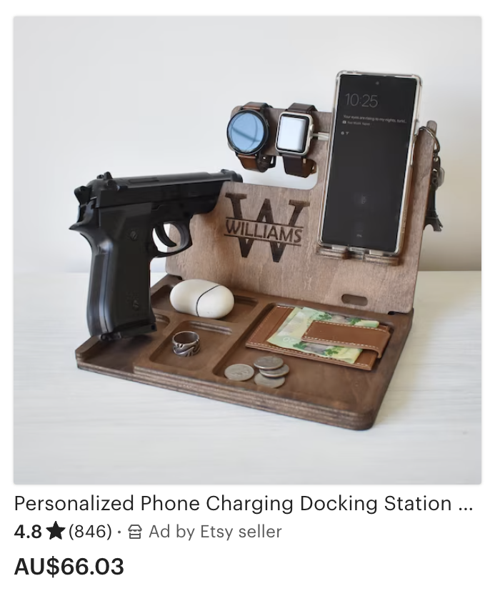 Was looking for a desk organiser...
Gun Culture is fucked up!