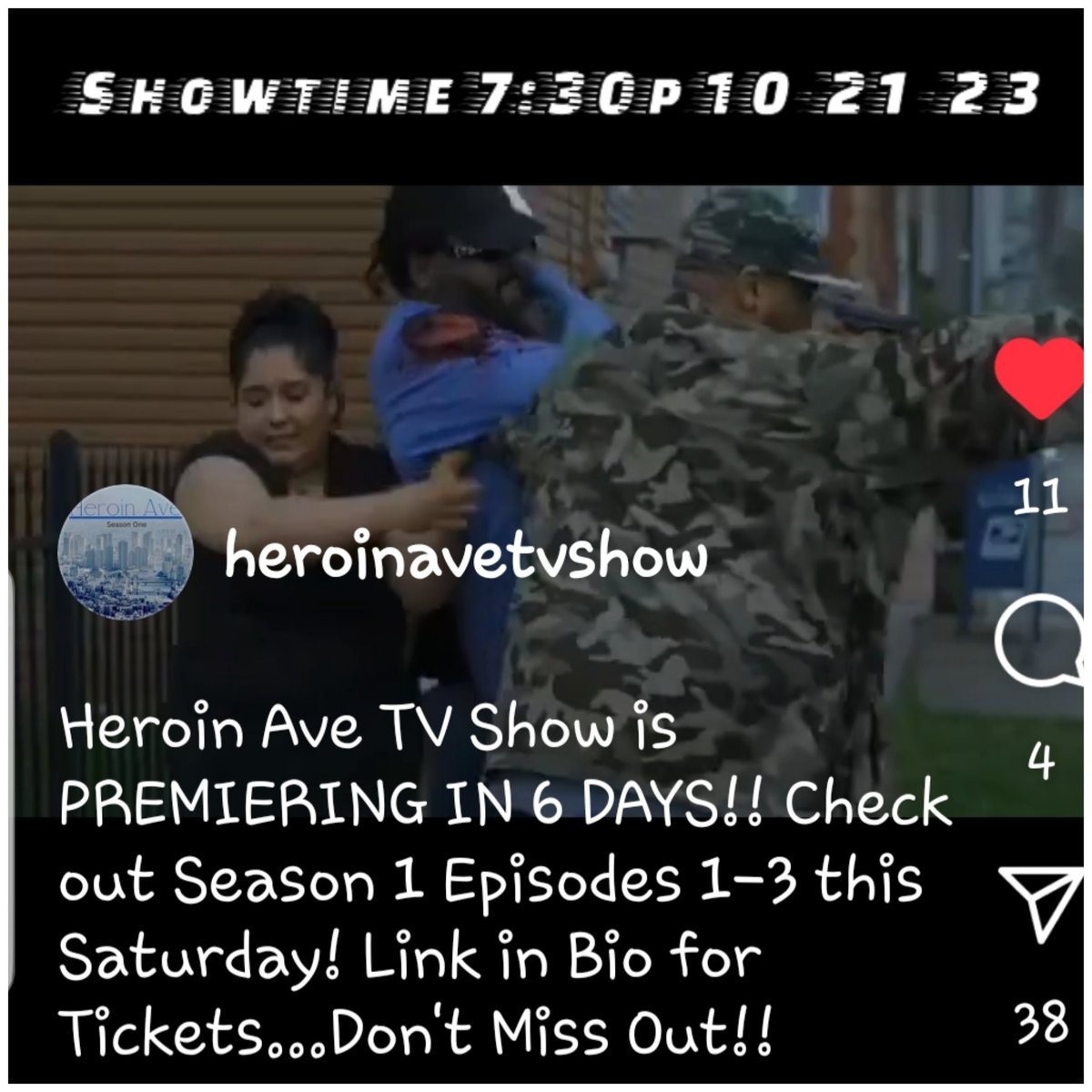 LegendaryHood's tweet photo. 📽🔥🗣 Lakeshore Atlas Cinemas Theater Premiere Heroin Ave TV Show OCTOBER 21ST At 730pm. *ONE WEEK FROM TODAY* Gets your 🎟 before it's sold out! If TICKETS ARE STILL AVAILABLE, YOU CAN ALSO PURCHASE AT THE BOX OFFICE👇👇👇
https://t.co/5b8KcsAzfU https://t.co/yf57LV0Kn3