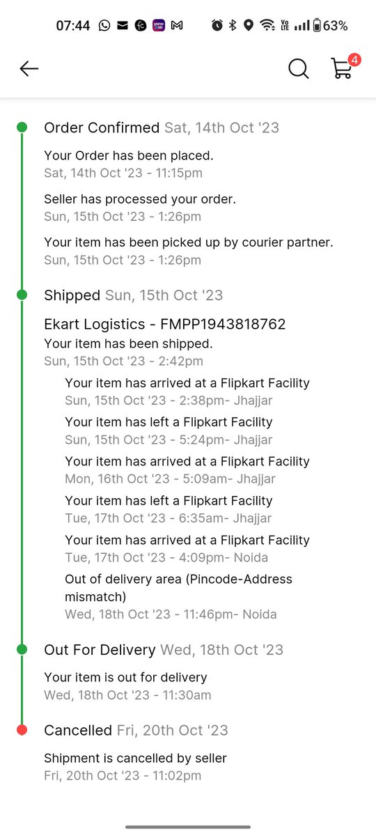 NegiTheFakePoet's tweet photo. Sorry @amazonIN, had to ditch you this time and order a TV from @Flipkart during #thebigbillionday which ultimately turned a horrifying experience. I didn't know that @Flipkart is the master of product cancellation without customer consent and the expert in fooling customer. https://t.co/BijzSFr4IT