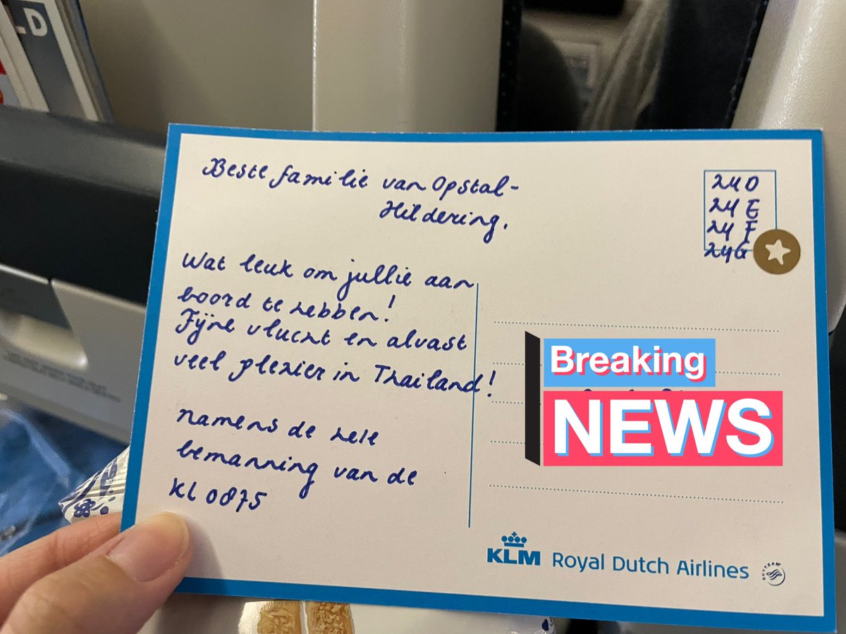 Thnx for having us <a href="/KLM/">KLM</a>