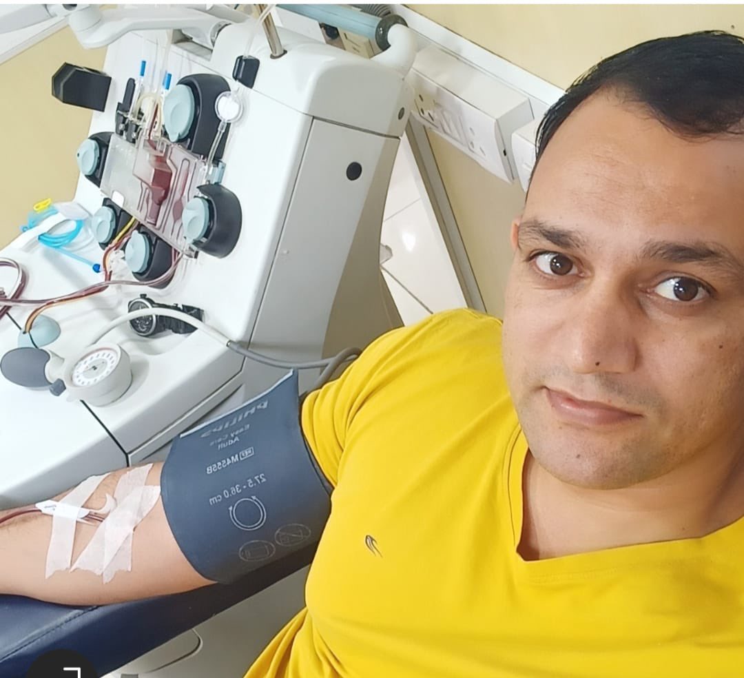 <a href="/DelhiPolice/">Delhi Police</a> आपकी सेवा में ,

राजीव गांधी कैंसर हॉस्पिटल में ओड़िशा से आये मरीज़ सौम्या के लिये प्लेटलेट्स की ज़रूरत हुई तो  <a href="/CPDelhi/">CP Delhi #DilKiPolice</a> के जवान <a href="/CopAmitphogat/">Amit Phogat</a> ने 104 वाँ रक्तदान किया 

<a href="/DCPCentralDelhi/">DCP Central Delhi</a> <a href="/sumannalwa/">Suman Nalwa</a> <a href="/sumitamisra/">Dr Sumita Misra IAS</a> <a href="/Avi_857/">Hansa Sukhwal AB+</a>