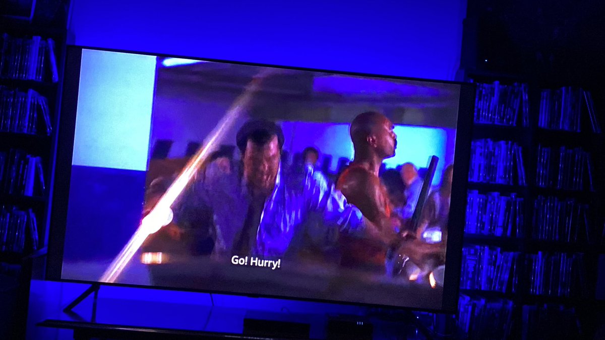 ReelFeelsPod's tweet image. Demon Panic- it’s my new workout! 
——————————
#100DaysOfHorror #TheLastDriveIn #MutantFam
#Demons2 @therealjoebob @kinky_horror @TheMutantFam @TokyoCowboyYuki