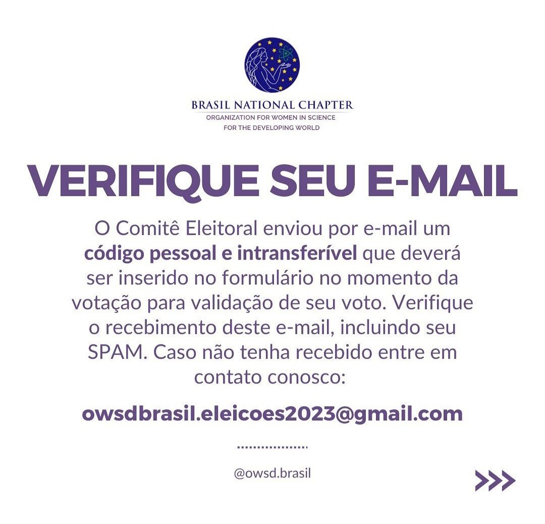 OWSD Brasil - National Chapter tweet media