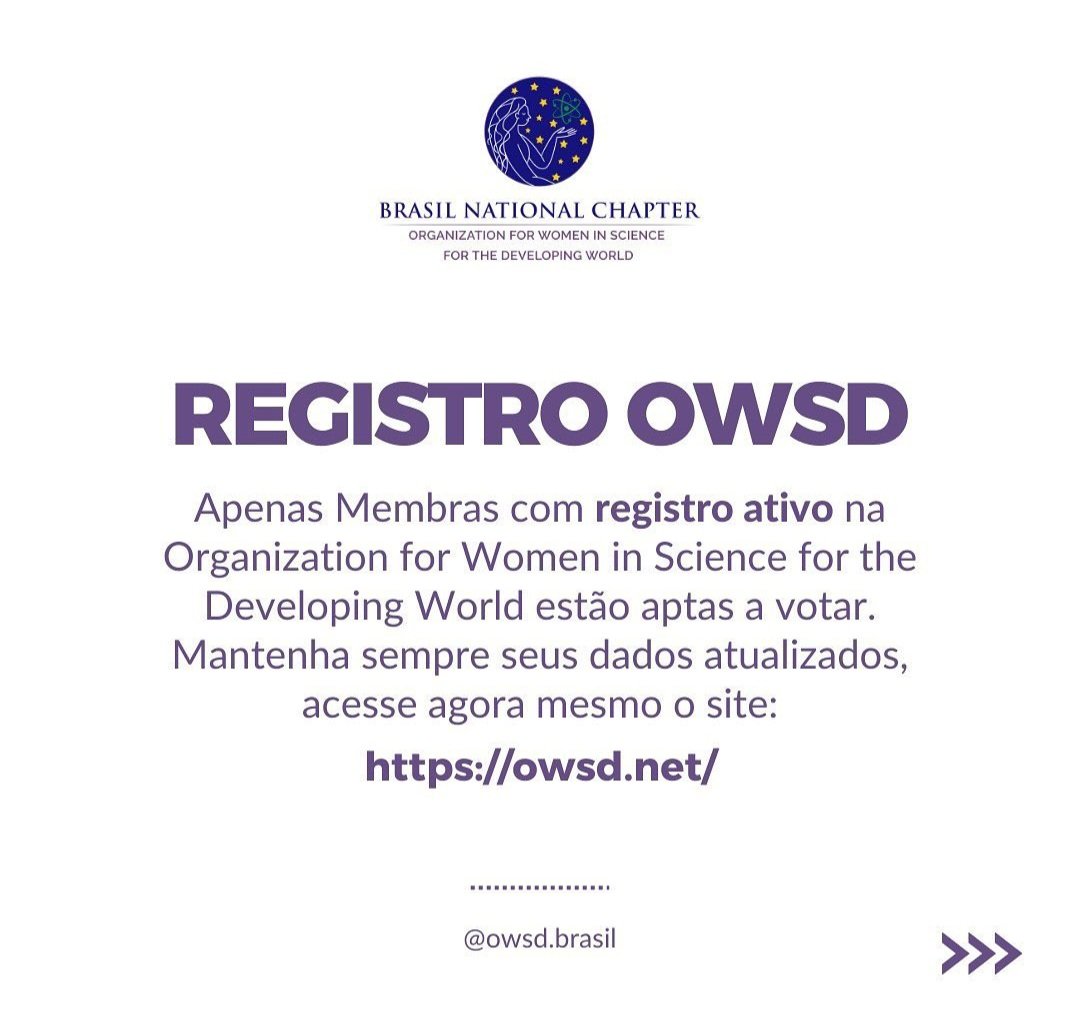 OWSD Brasil - National Chapter tweet media