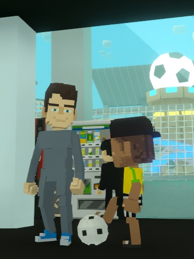 grithsiao's tweet photo. 第一次玩這遊戲，表情看起來有點猥瑣 #InTheSandbox 
@TheSandboxGame @Port3Network #Port3 https://t.co/C4xCXs6raB