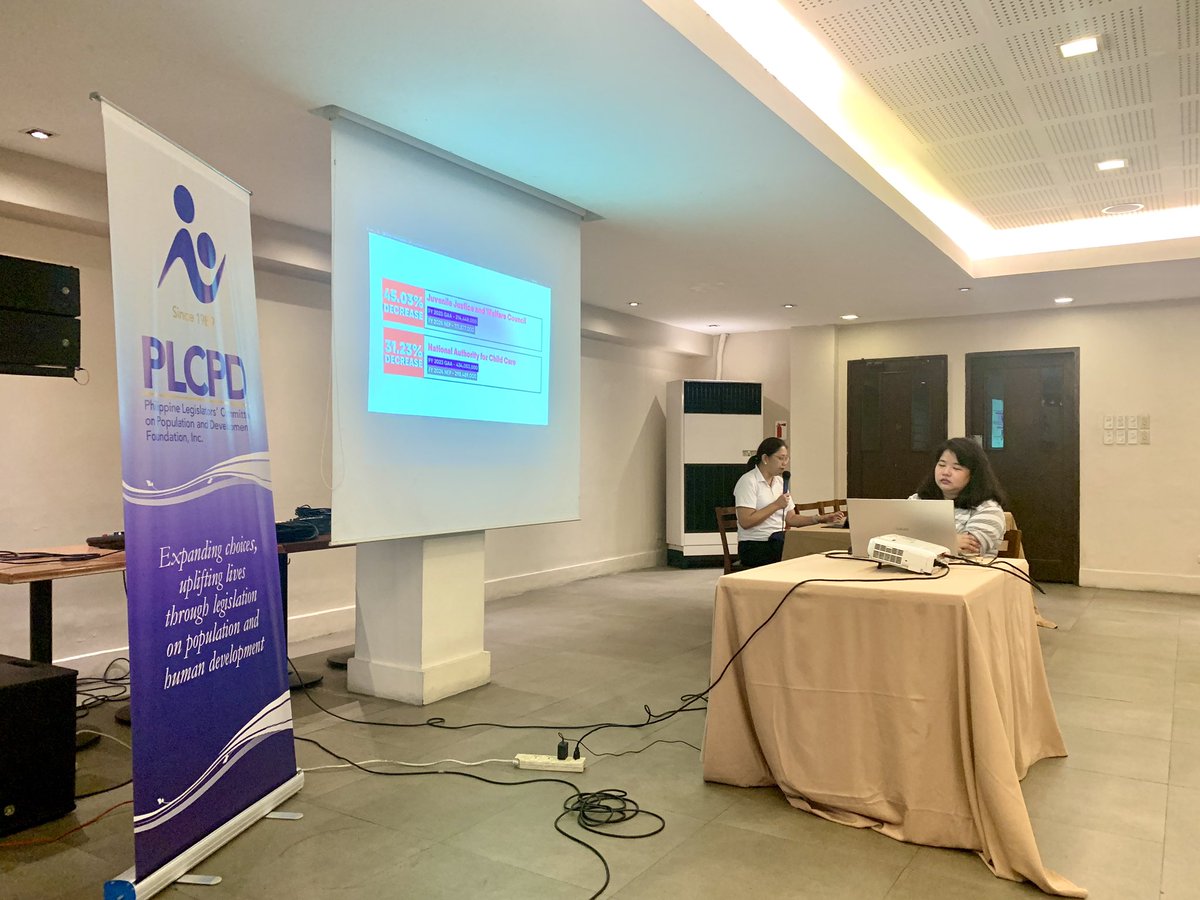 Happening now: PLCPD joins Gabriela Women’s Party in today’s women’s budget forum to examine budget for women’s health and other services in the proposed national budget for 2024.