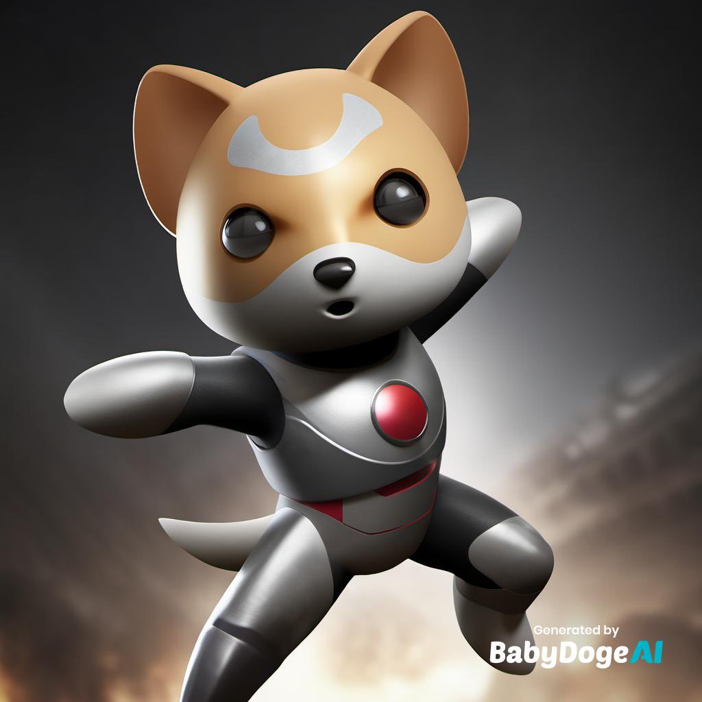 Kingdabao's tweet photo. 🐶💖#BabyDogeAi Prompt :

“Create BabyDoge Ultraman, making an attacking stance in the chaotic battlefield, dark black tone, dystopia, ultra-detailed, 4K image quality”

Try Now :
https://t.co/sBcSVjfipb
🐶🔜🦁🔥🔥🔥🚀🚀🚀🌖

(3/3) https://t.co/o0RSdeN78B