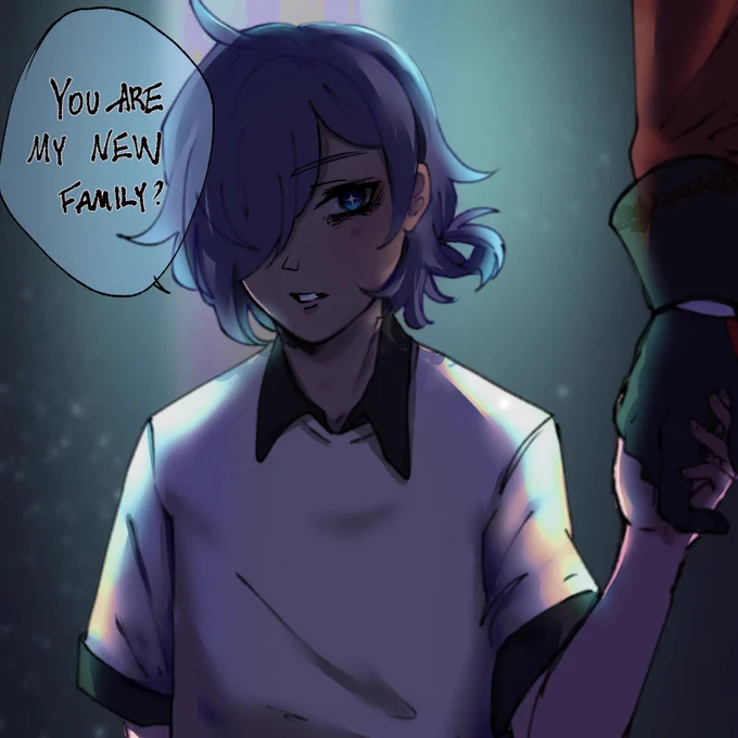That was then (1/?)  New scattered series of art based on the kids' childhoods with my own interpretation of Kaeya. The first meeting wasn't at all romantic, looking back. #kaeluc #羽枭 #ガイディル