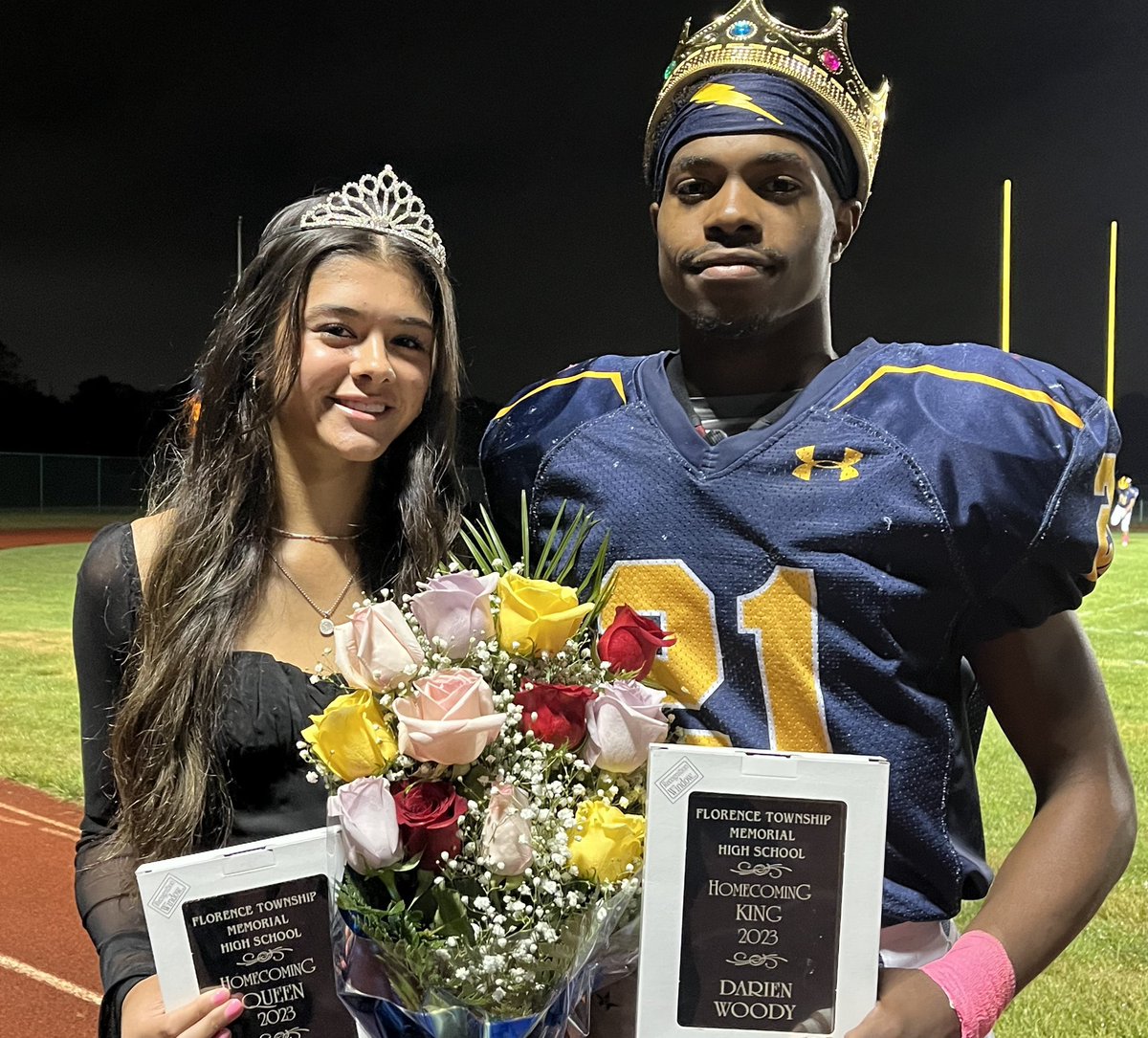 Congratulations Homecoming King <a href="/WoodyDarien/">Darien Woody</a> <a href="/FTSD_football/">Florence Football</a>