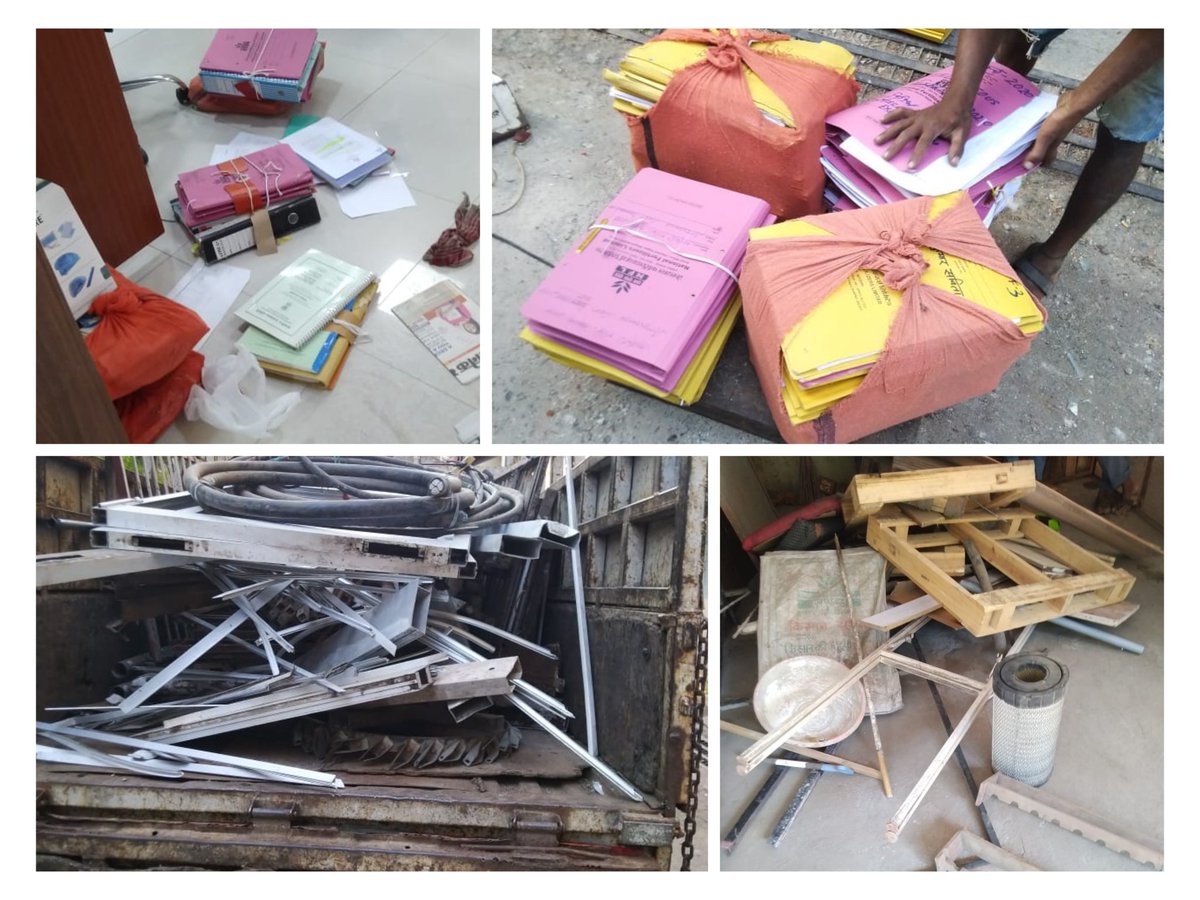 NFL_Kisan's tweet image. #SwachhataHiSeva Record Management and #WeedingOut of the redundant files under Special Campaign 3.0

During the campaign, NFL Zonal Office , Bhopal identified the redundant files for weeding out as well disposed of the scrap to create space in the premises.
#SpecialCampaign3