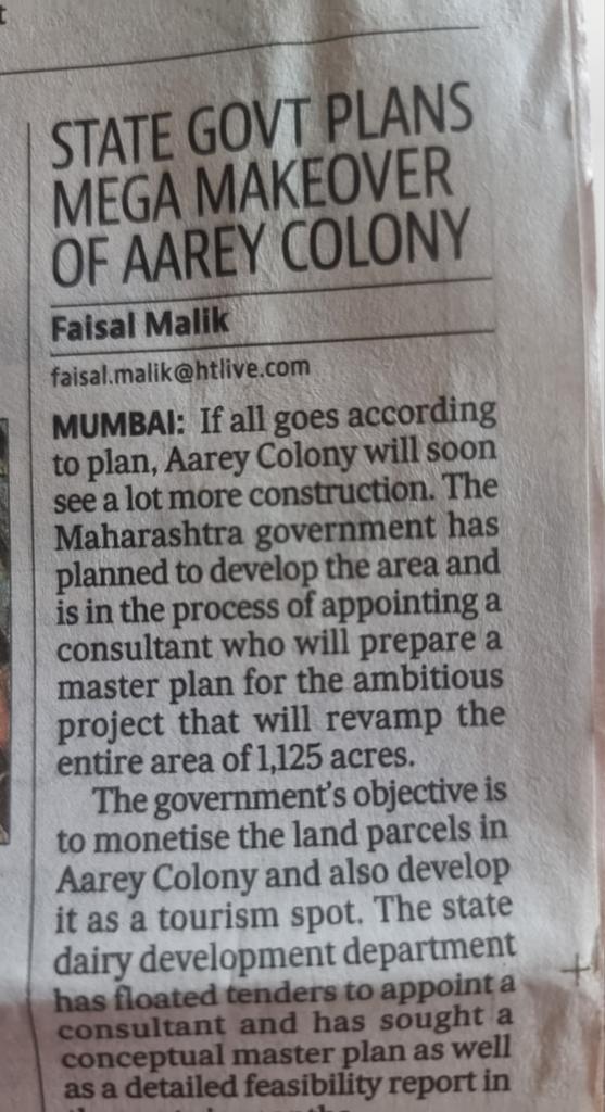 Mumbaikars!!! Please stand up and oppose this destruction!!! This is going to kill the city. Vote this govt out! This is a death knell for Aarey. 
@saveaarey @AareyForest @ConserveAarey