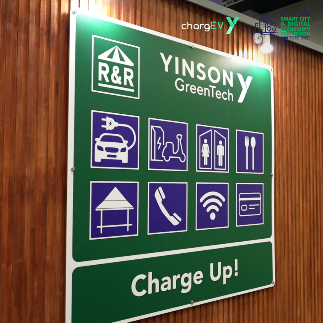 charg_EV's tweet image. #chargEV will be at The Selangor Smart City &amp;amp; Digital Economy Convention (#SDEC2023) until this Sunday! We will share more information on our latest #EV charging technology and how chargEV can move towards a greener and more sustainable future.

#YinsonGreenTech #YGT #EVMalaysia