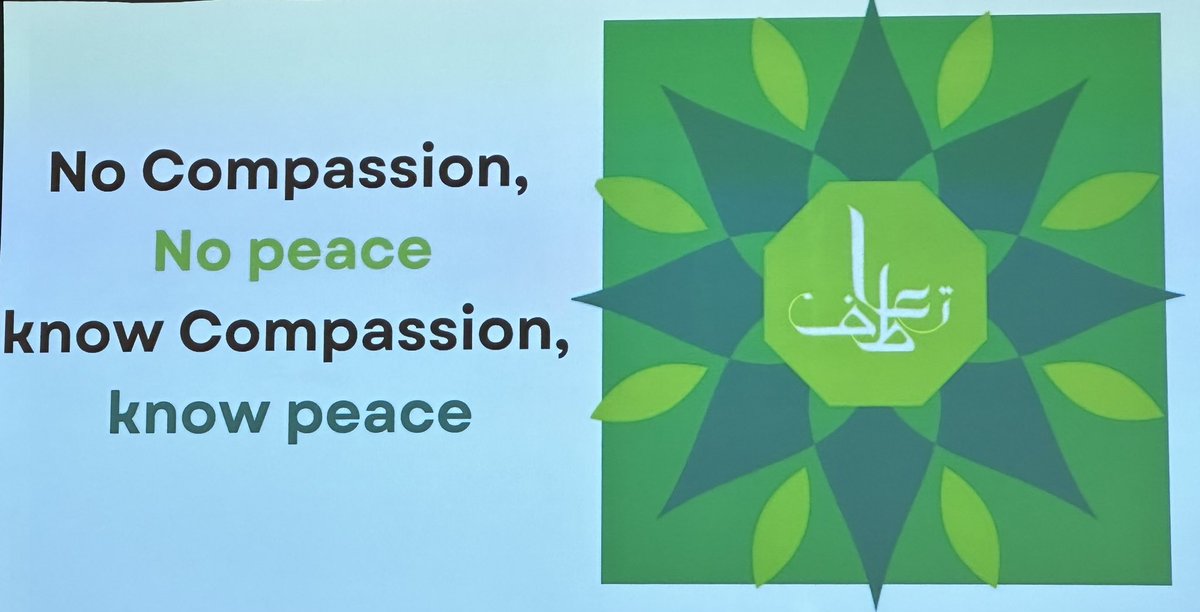#grateful for student wisdom so necessary for today - courtesy of Compassion Summit @ American Community School, Amman compassionsummit.org/our-story @nesachat #FLC23