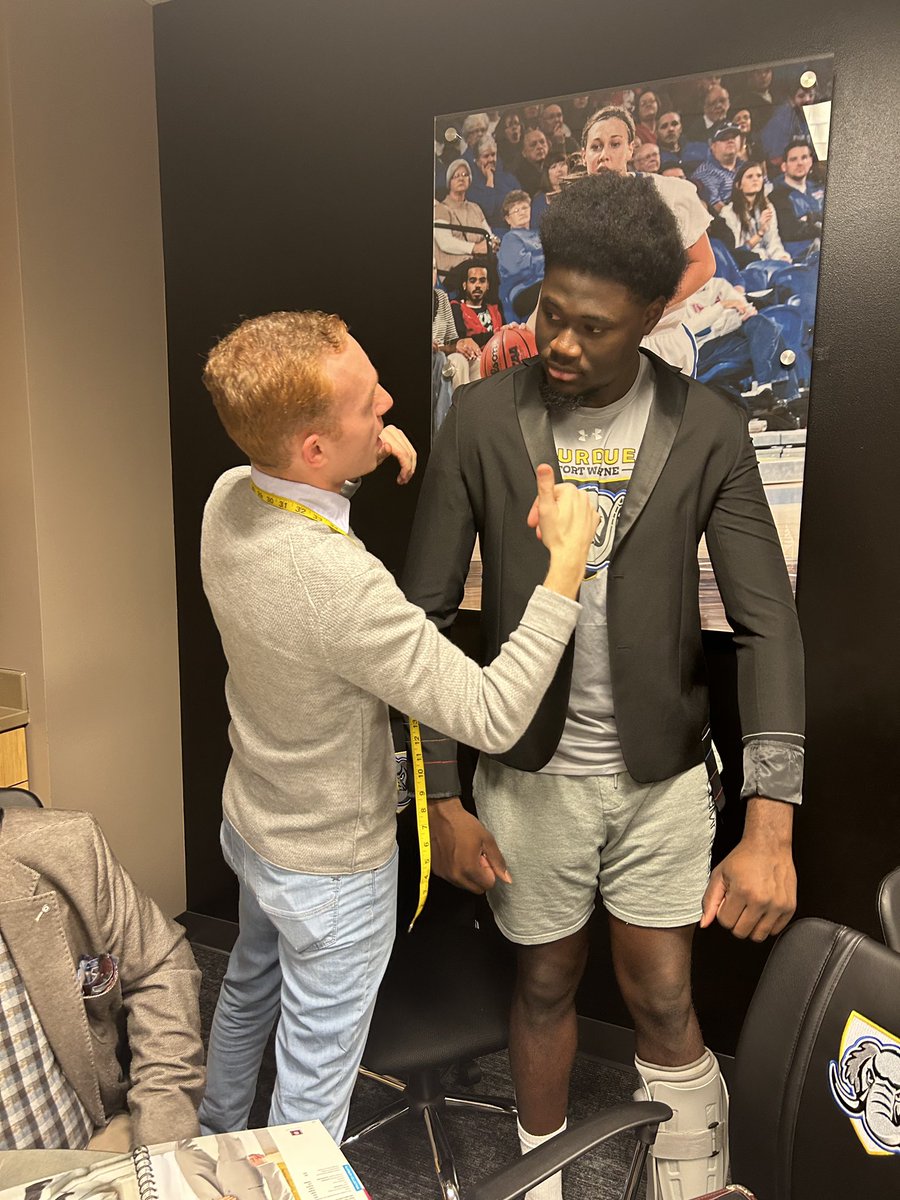 .<a href="/CityofFortWayne/">Fort Wayne, Indiana</a> is so good to our guys! Love the Fort!  🦣👊🏻 <a href="/Dons4FW/">Dons For Fort Wayne</a> <a href="/GoMastodons/">Purdue Fort Wayne Mastodons</a> <a href="/purduefw/">Purdue University Fort Wayne</a> 

Thx Christopher James Menswear for suiting up our guys in tuxes for <a href="/MastodonMBB/">Purdue Fort Wayne Mastodons Basketball</a> Casino Night on 11/4!

Stay tuned for pics…