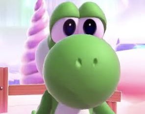 ヨッシーって目の位置的には両眼視野だから自然界でいえば肉食性の高い