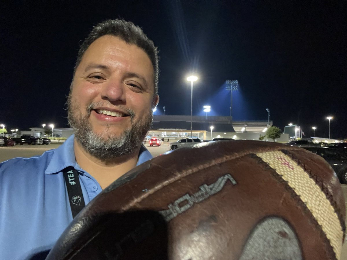 First win as the @PaetowHS principal and was honored to receive the @PaetowFootball game ball. I am so proud of our Panthers “No Quit” attitude. #PantherProud