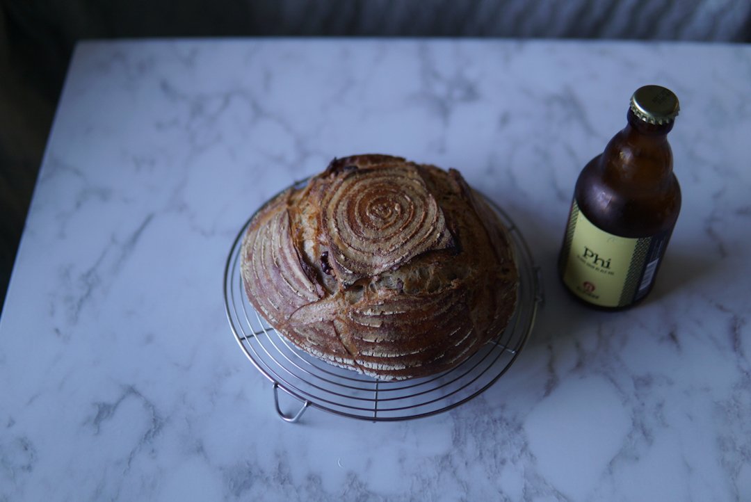 phiの天然酵母くるみ入りパン・ド・カンパーニュ
beerbread No.030