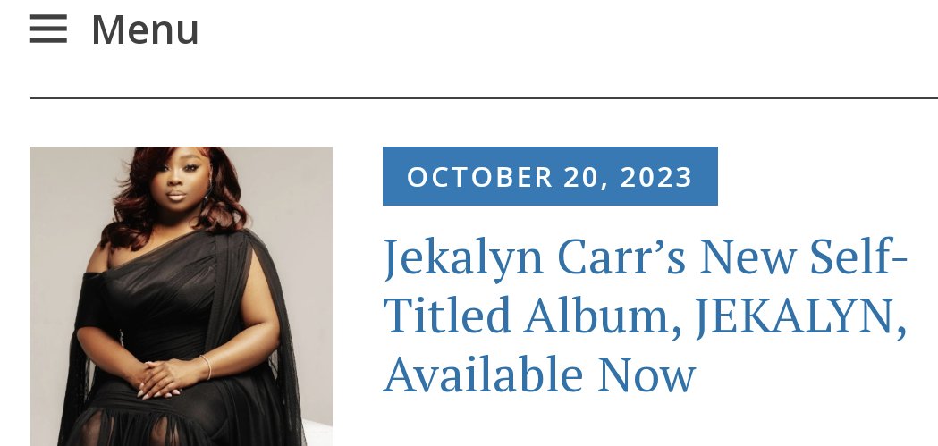 Aj3Report's tweet image. @jekalyncarr New Self-Titled Album, JEKALYN, Available Now. Check out story on my website or Facebook page. #jekalyncarr #grammynominated #gospelsinger #selftitled #ibelievegod
instagram.com/p/CypIn12M-Se/…