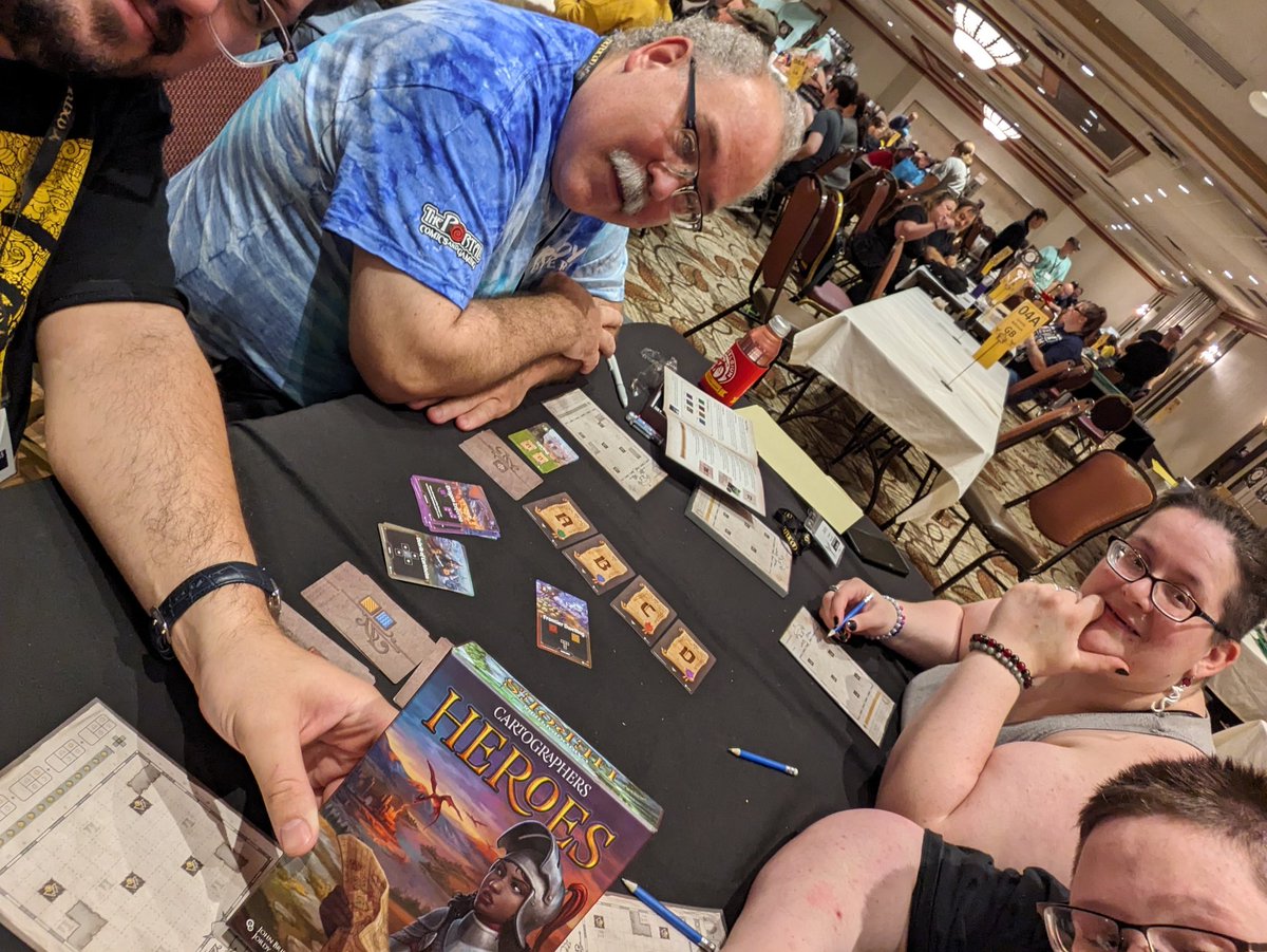 ServekGeartooth's tweet photo. Playing Cartographers Heroes by TW Games at @MEPACON https://t.co/oO1L3RW1jS