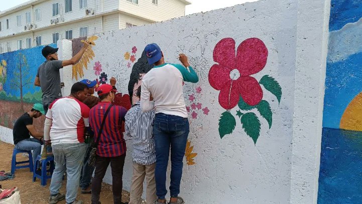 GMBNBT_NE's tweet photo. #20Oct23
6to mural enmarcado en el #PlanNacionalLasParedesPopularesHablan, en este mural se plasman elementos representativos del municipio Mariño, Nueva Esparta entre los que destacan Luisa Cáceres de Arismendi y El Faro de Porlamar
Avance: 90%
#SomosTricolor
@NicolasMaduro https://t.co/6ZtWe8RzdV