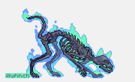 「#petghost for todays  #pixel_dailies #pi」|finchのイラスト