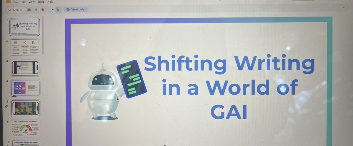 silkjay's tweet image. Attending another great session @HollyClarkEdu #ACAMISTech