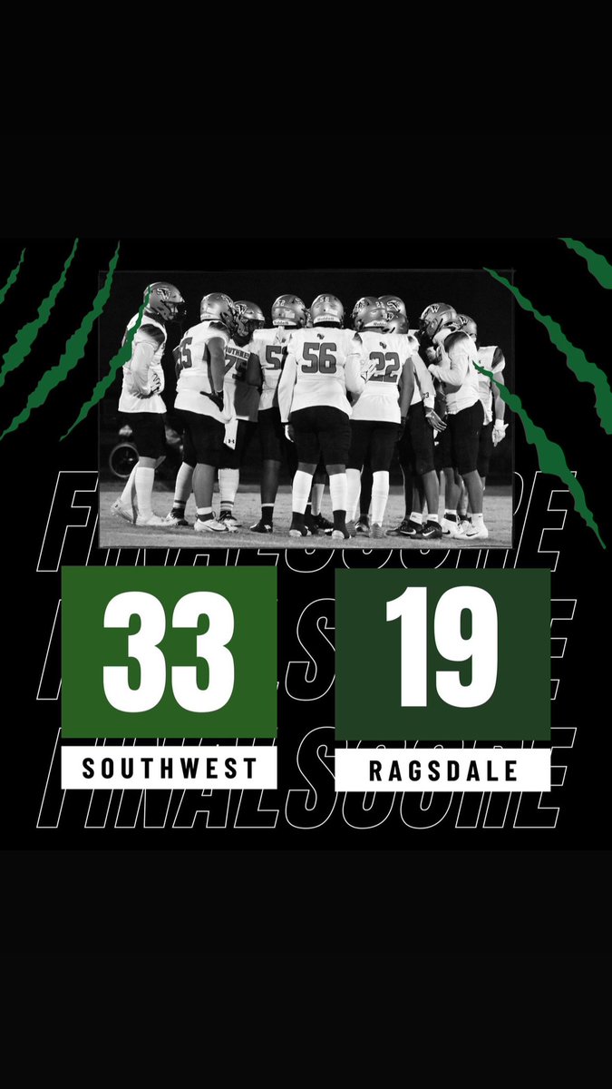 jackiejohnson's tweet photo. Congrats @SouthWestGHS @SWCowboys_Athl on your win against #Ragsdale #EvanJohnson https://t.co/o0Df3jeuT6