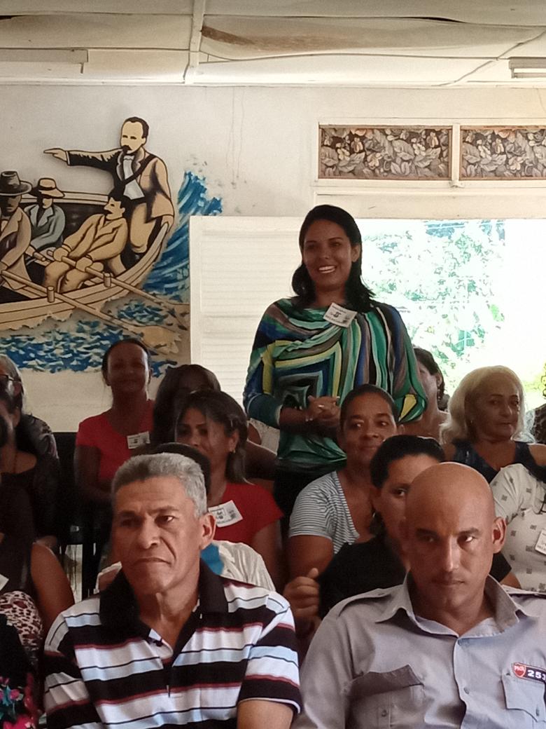 DaysiVeliz2's tweet photo. @TeresaBoue Linda Asamblea 11No Congreso en el municipio Imias, el funcionamiento de la organización estuvo en el centro del debate. #MujeresEnRevolución https://t.co/J57yuxUXGO