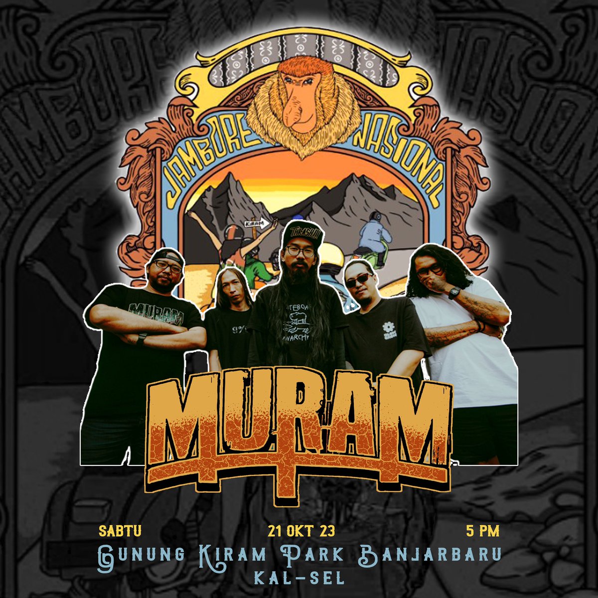 HARI INI!!

di acara Jambore Nasional Lautan Vespa di Gunung Kiram Park Banjarbaru

sampai jumpa nanti sore, Kuda Liar &amp; Scooterist!!