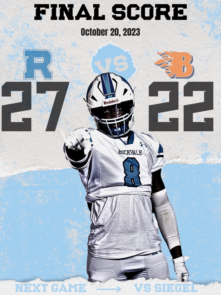 Big win in a hard fought game! We finish the regular season next week on Senior night Vs Siegel. See you there! 

#RocketsUp🚀 // #FAMILY // #ALLIN