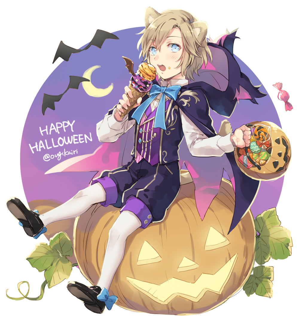 「ハロウィンアクアちゃん」|おうぎのイラスト