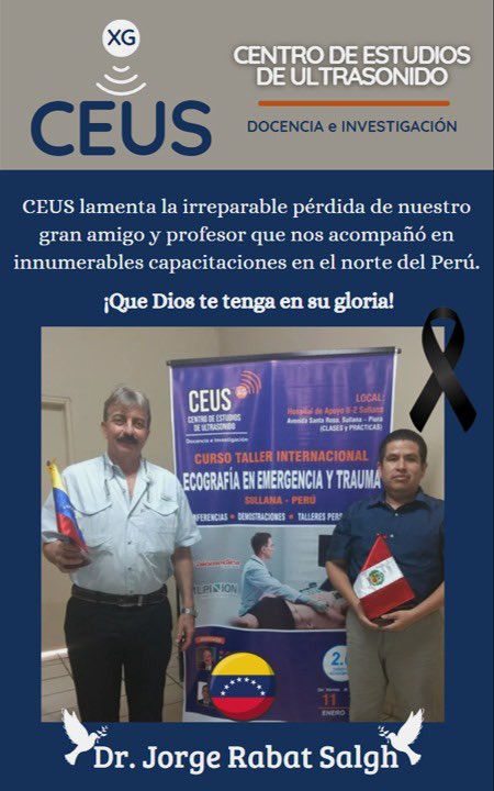 CEUSDOCENCIA's tweet photo. Un gran amigo y excelente profesional partió a la diestra de DIOS, te recordaremos por tu gran carisma, chispa contagiante y gran dedicación y pasión por la docencia. 

Un gran abrazo hasta la eternidad estimado JORGE!!!

Que DIOS de consuelo a tu familia y Ecoamigos... https://t.co/vl5KhSutb2