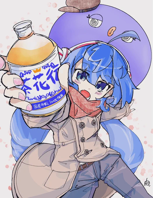 過去絵再掲。  紅茶花伝美味しい